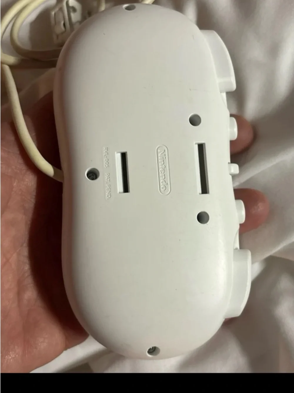 Official Nintendo Wii Classic Video Game Controller White RVL-005 OEM WORKS
